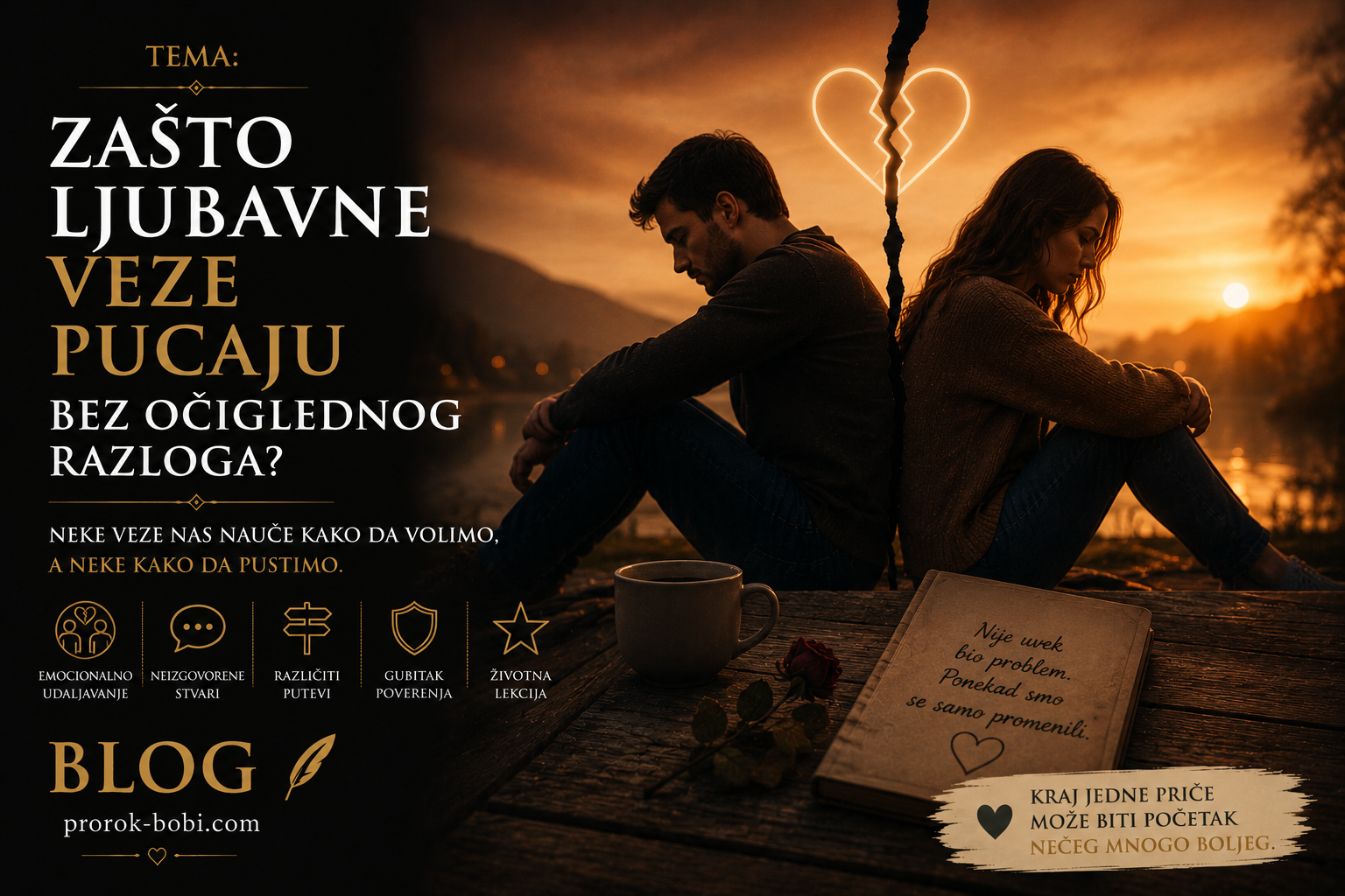 Zašto ljubavne veze pucaju bez očiglednog razloga?